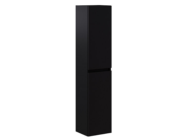 Colonne de salle de bains à suspendre anthracite mat Milo L. 30 x H.140 cm
