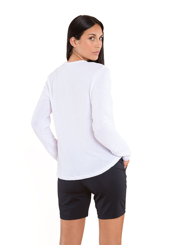 HBT IBIZA PULL BLANC