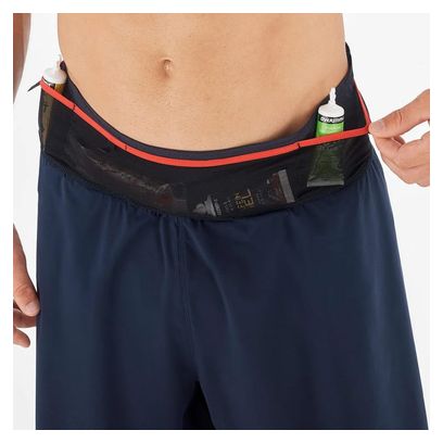 Short 2-en-1 Salomon S/LAB Ultra Bleu