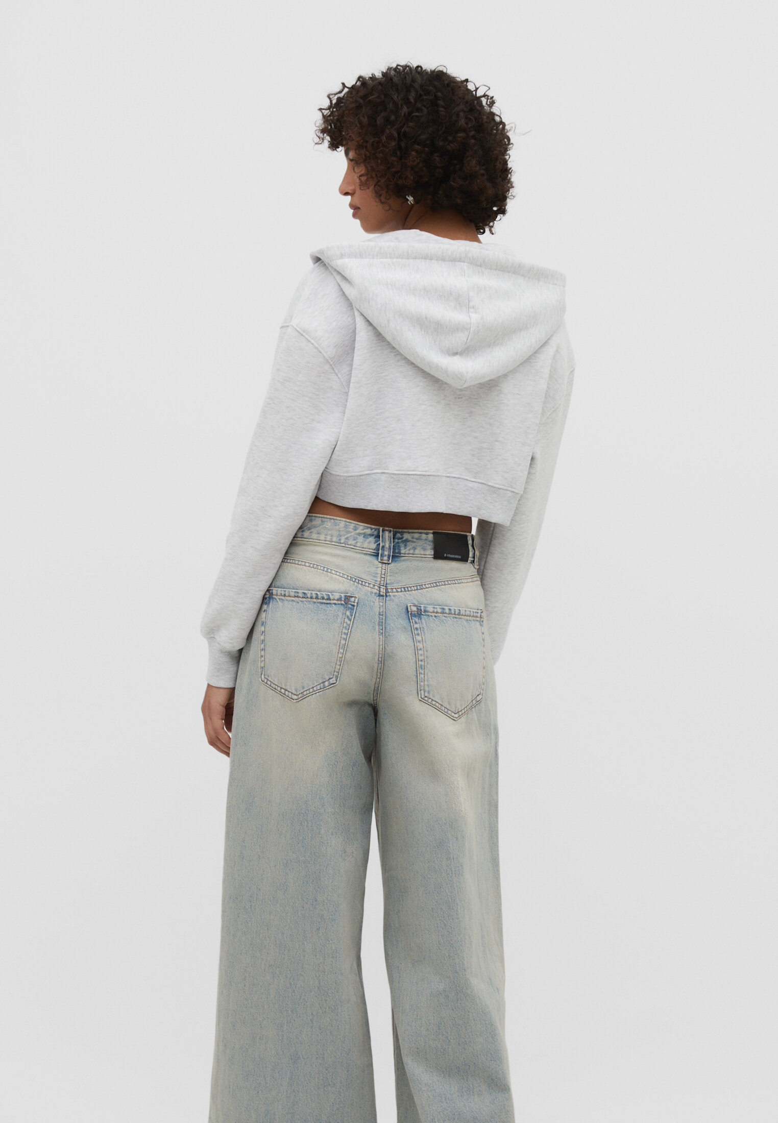 Moletom cropped