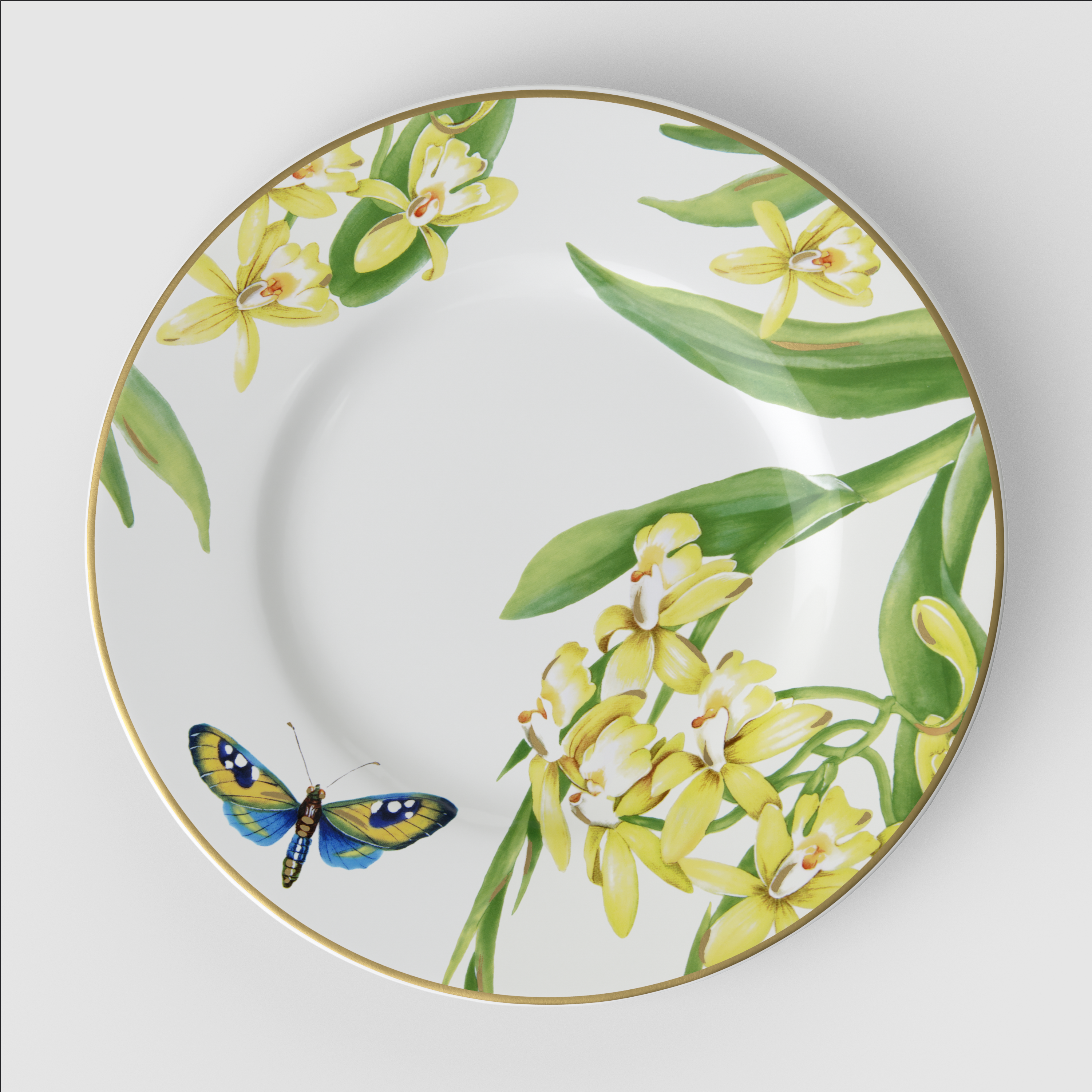Amazonia Appetizer and dessert plate Multi-colored, 8.9'', Premium Bone Porcelain