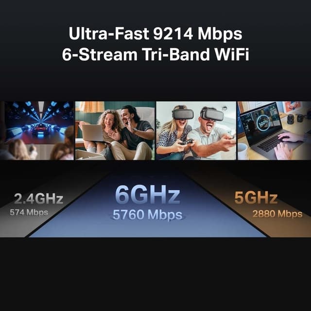 TP-Link BE9300 Tri-Band Wi-Fi 7 Router /Archer BE550