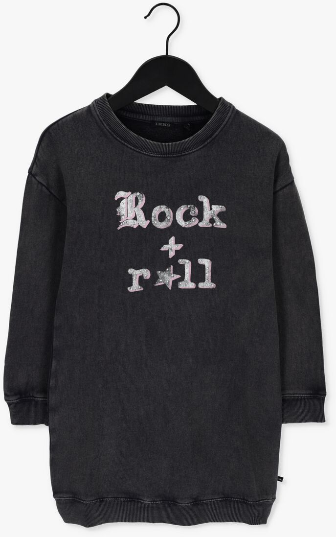 IKKS donkergrijze ikks mini jurk robe maille ml