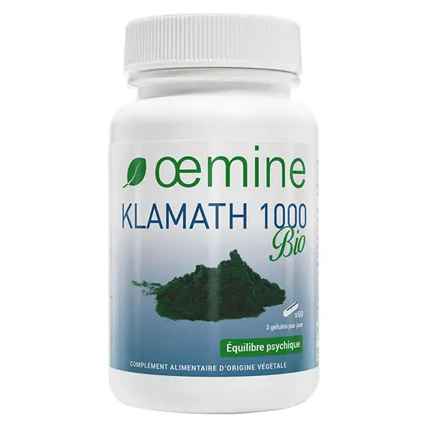 Oemine Klamath 1000 Orgânico 60 cápsulas