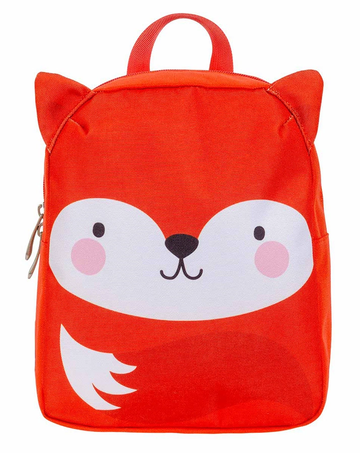 Kinderrucksack LITTLE BACKPACK – FOX (21x27x10) in orange