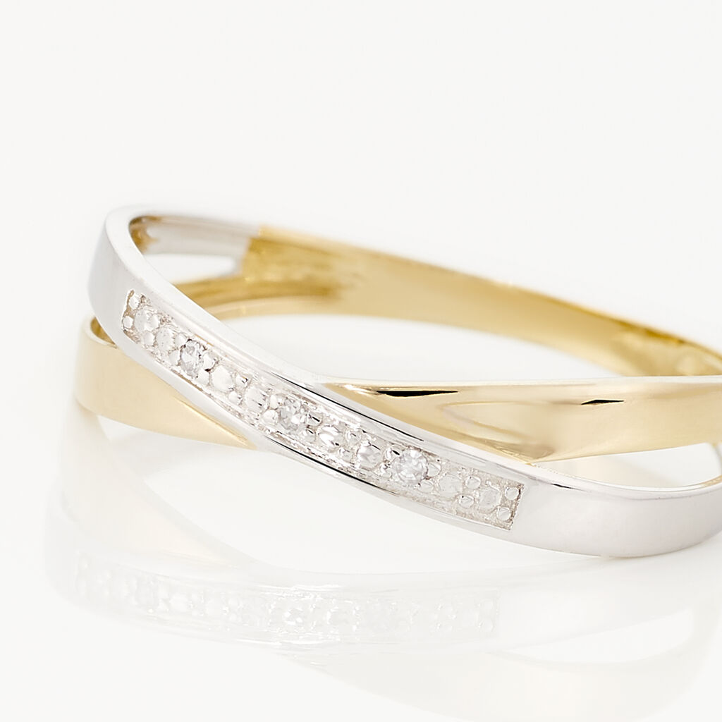 Bague Renda Or Jaune Diamant