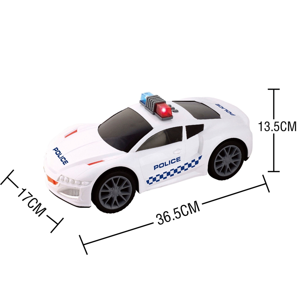 Super Wheelz Polizeiauto mit Licht und Sound