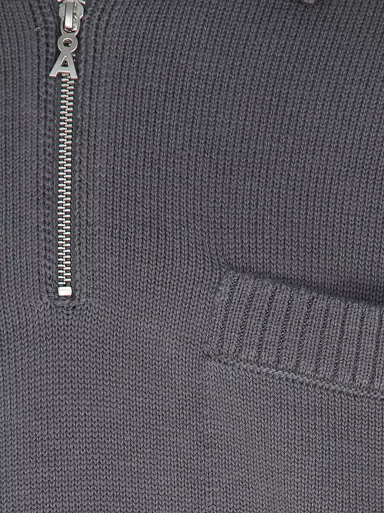 ARMEDANGELS Troyer Pullover FLORYAAN grau