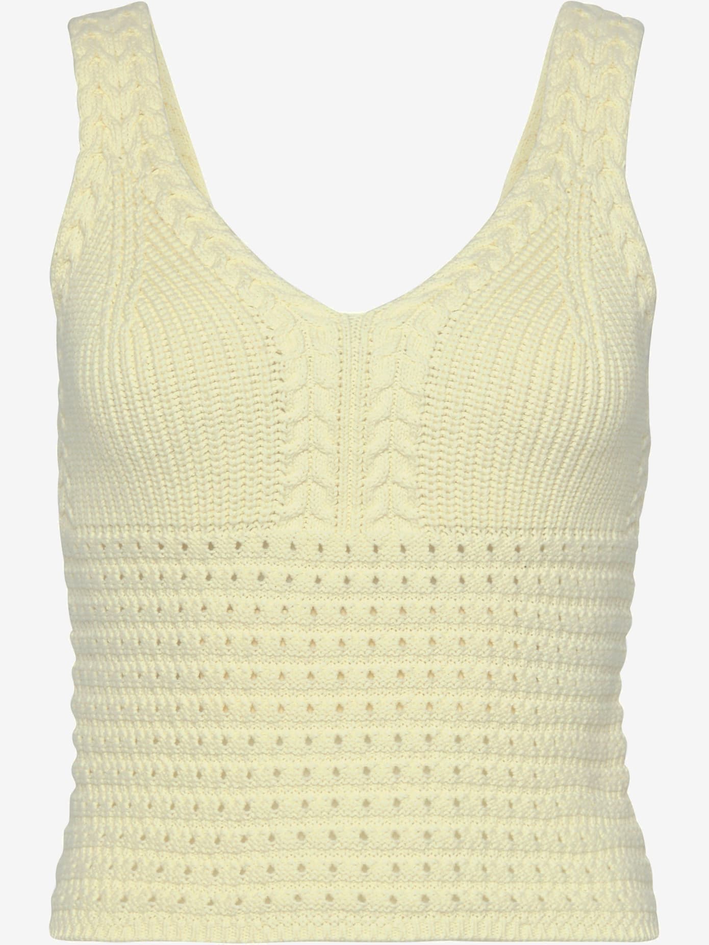 Débardeur en tricot encolure en v dégagée