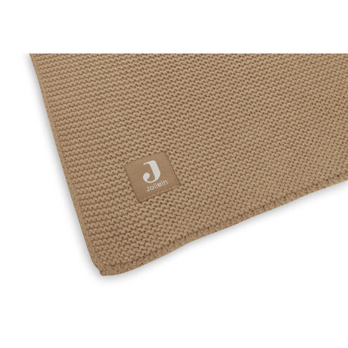 Couverture 75x100cm Basic Knit Biscuit - JOLLEIN