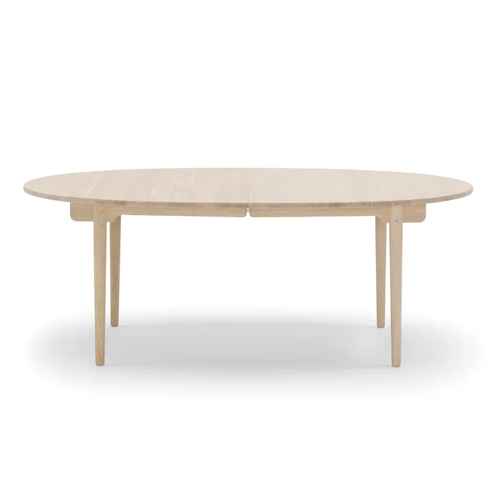 Carl Hansen - CH338 ausziehbarer Esstisch, 200 x 115 cm, Eiche geseift (mit Auszug für 2 Platten)