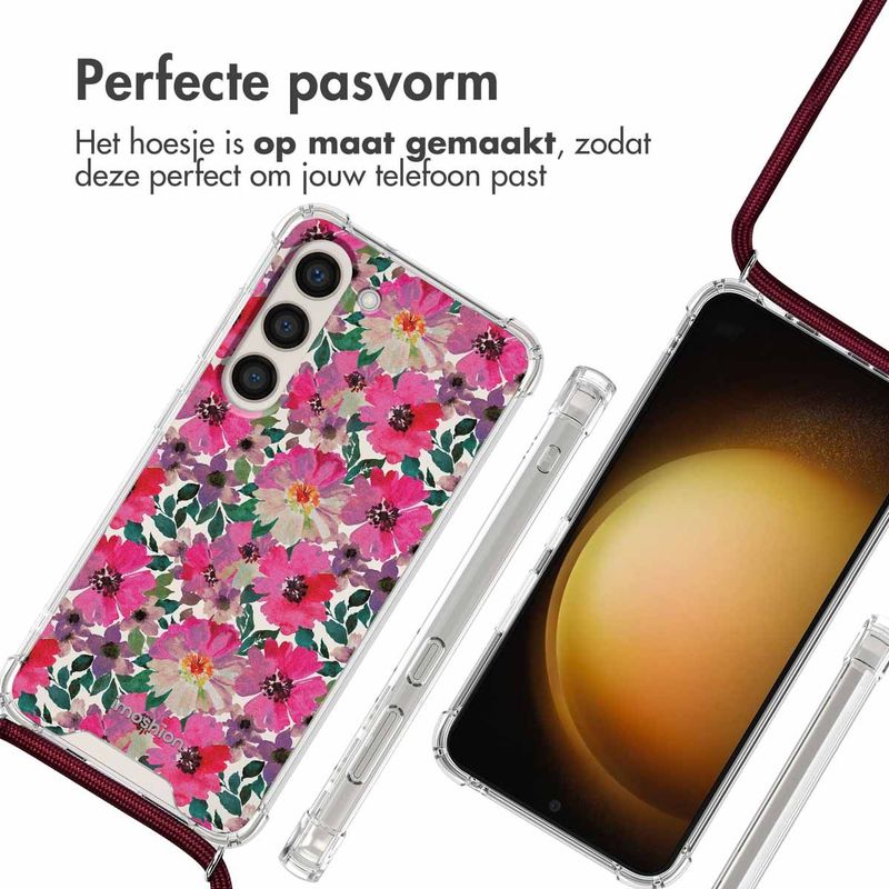 imoshion - Design Hoesje - Flower Water - Voor Samsung Galaxy S23