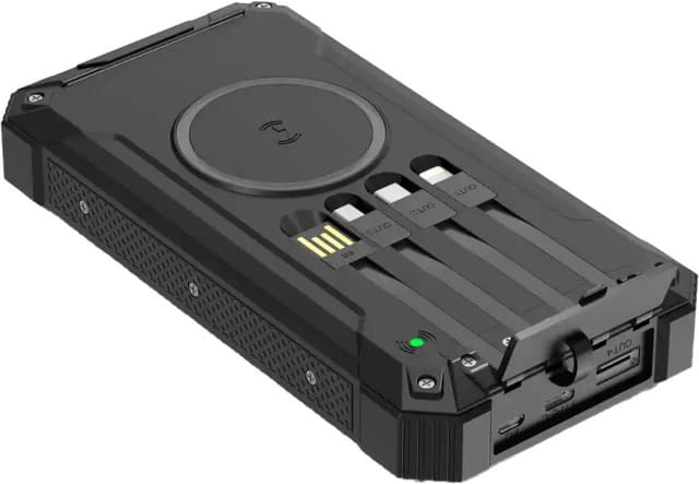 Denver 20000mAh solcellebaseret powerbank (sort)