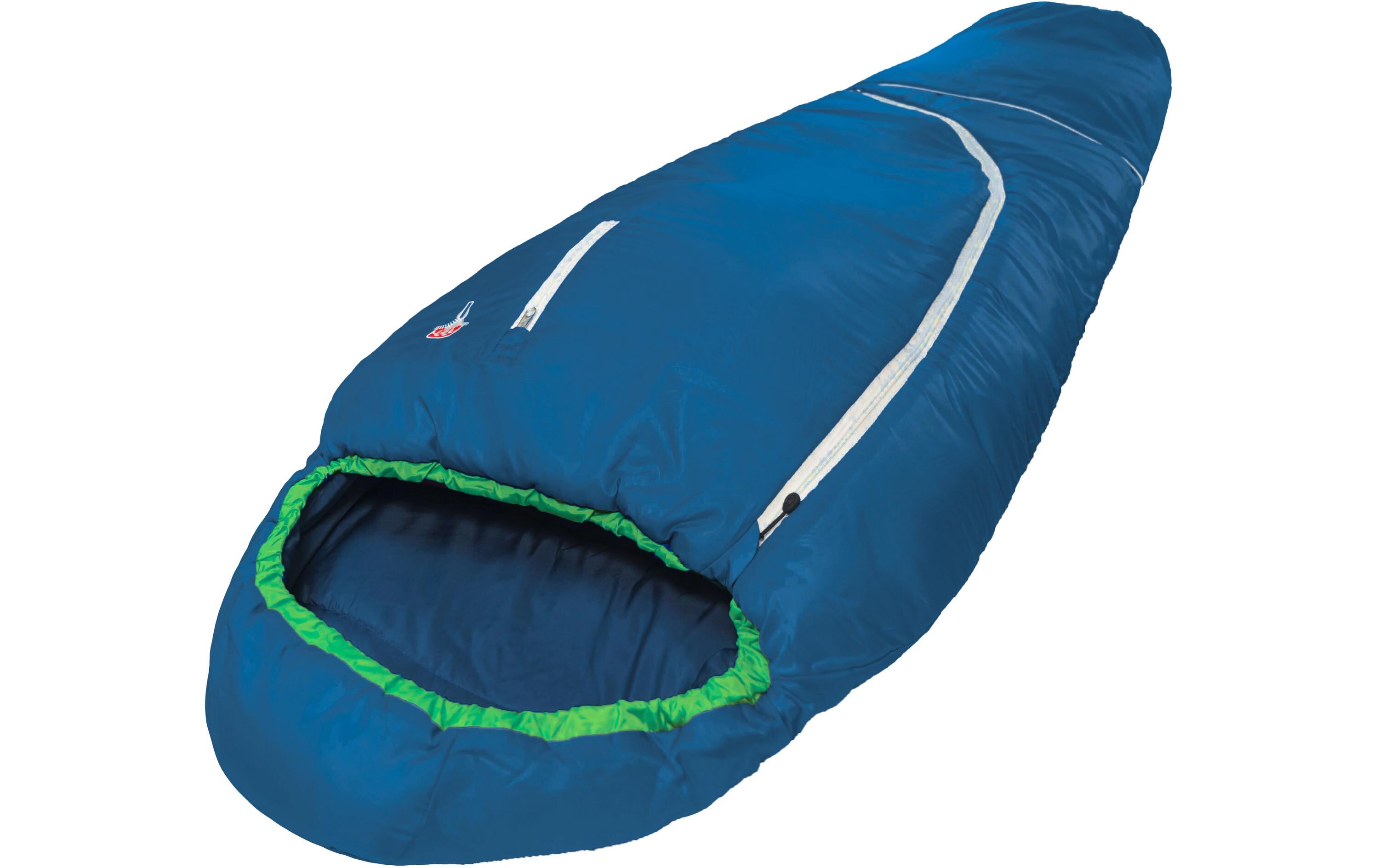 Kinderschlafsack Biopod Wolle Kids World Traveller Blue<br>Leichter, mitwachsender Kinderschlafsack