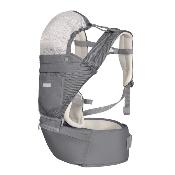 Kikkaboo Porta-bebés Chloe Mesh 3 em 1 Grey