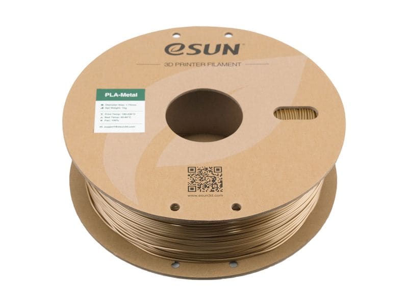 eSun Filament PLA  Metall Messing 1.75 mm 1 kg PLA  Filament mit Metallanteilen