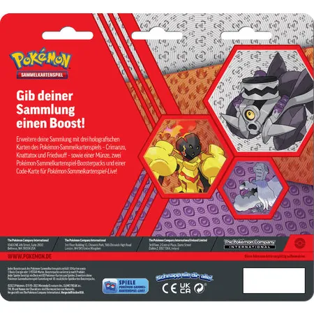 Pokemon Sammelkartenspiel: Aufgewerteter 2er-Pack-Blister (Aug 2023)