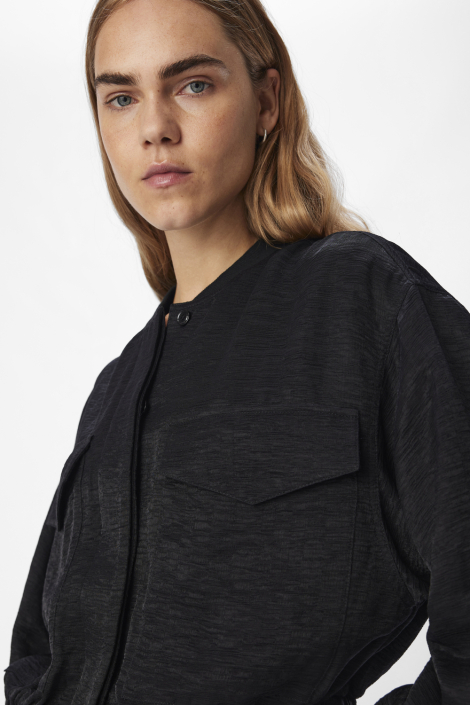 Object zwarte dames jas