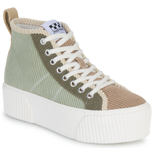 No Name - IRON MID - Vert / Beige
