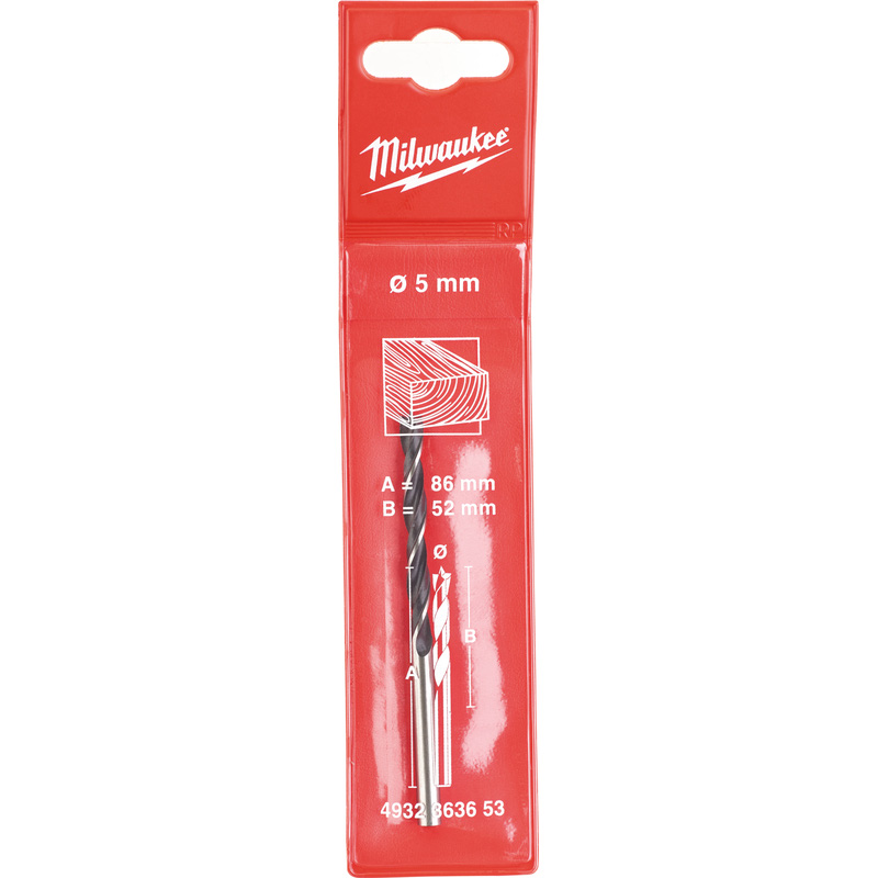 Milwaukee houtboor 5x86mm