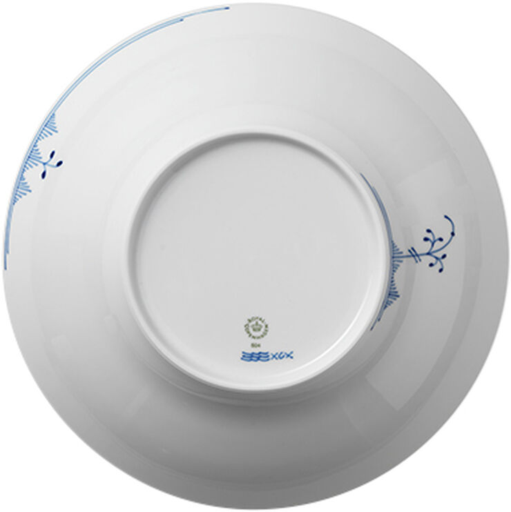Royal Copenhagen Blå Elements 25 cm. dyb tallerken Hvid, blå