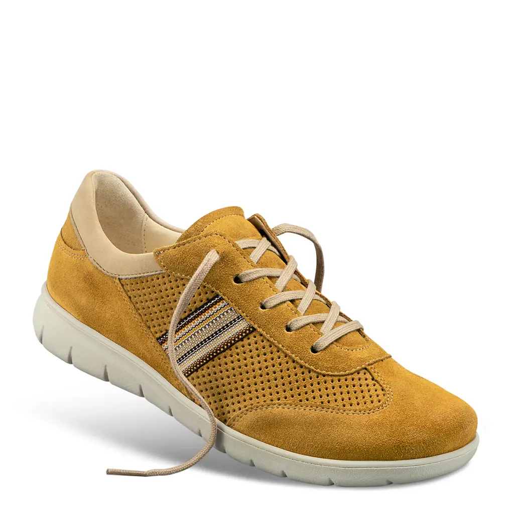 DAMEN - Schnürschuh TONA curry