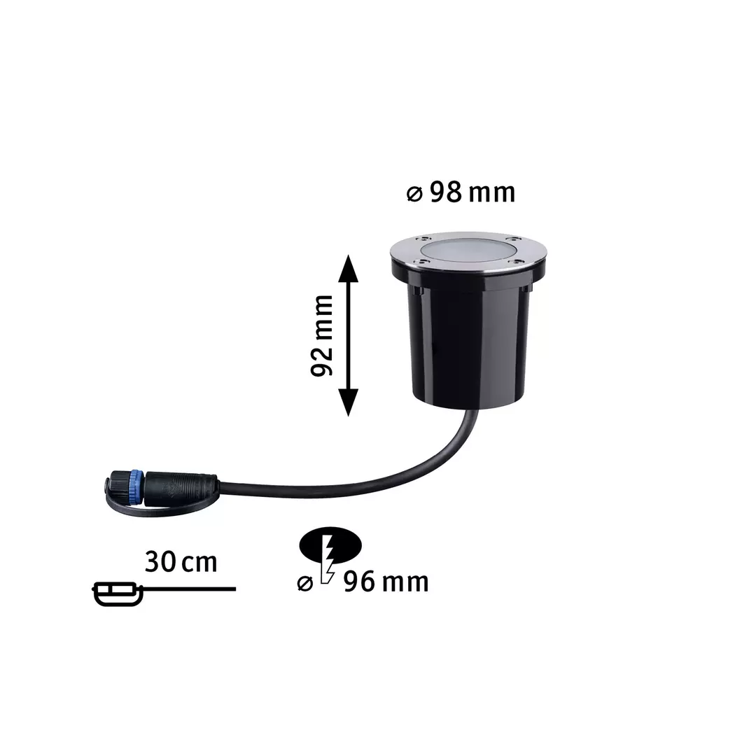 LED-Bodeneinbauleuchte Plug&Shine