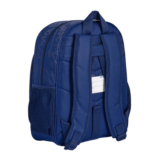 Mochila Safta M640, branca, tamanho padrão unissex infantil