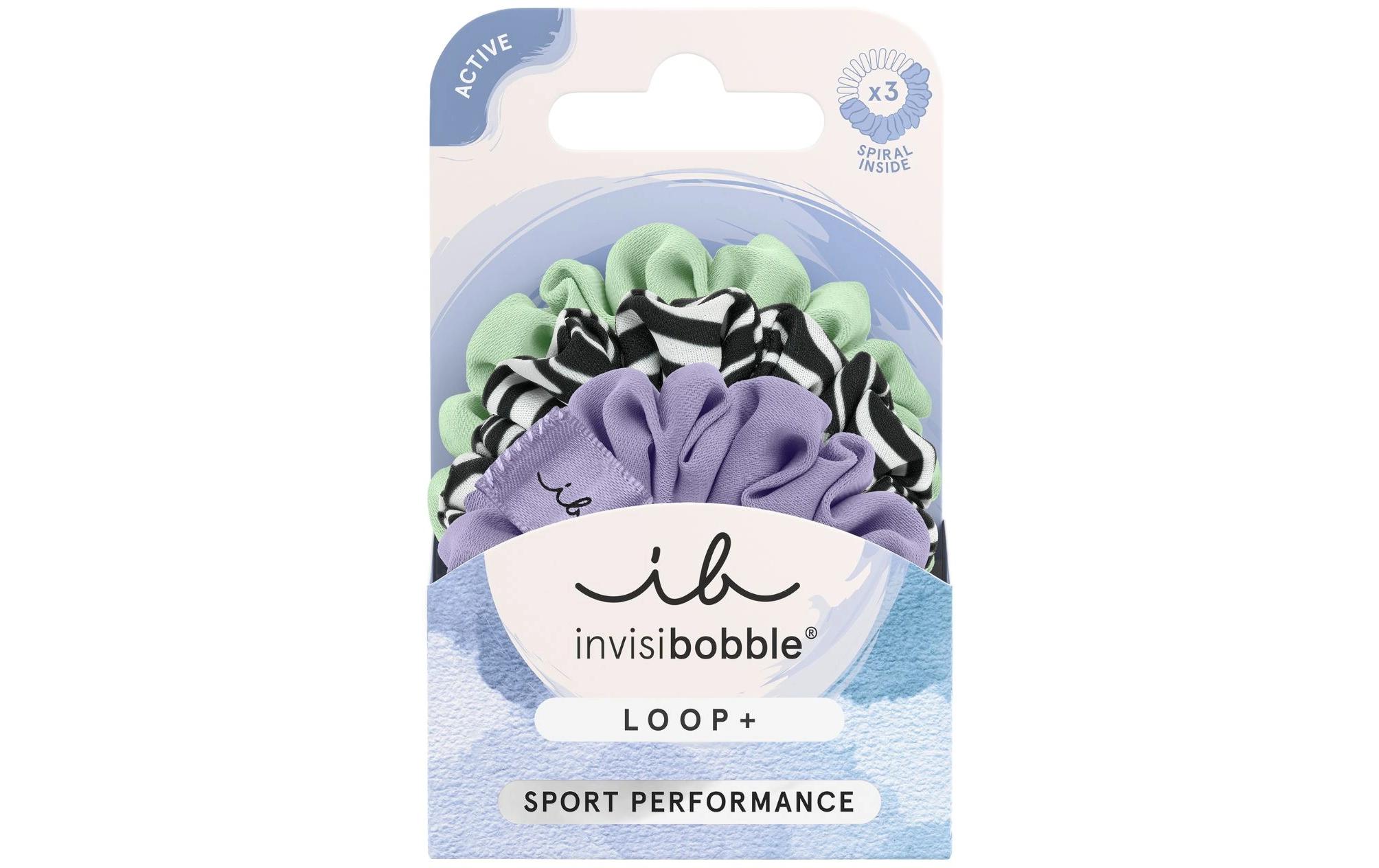 Haargummi Invisibobble Haarbinder Loop+, Grip Pro 3 StückHaar-Accessoires für einzigartige Styles