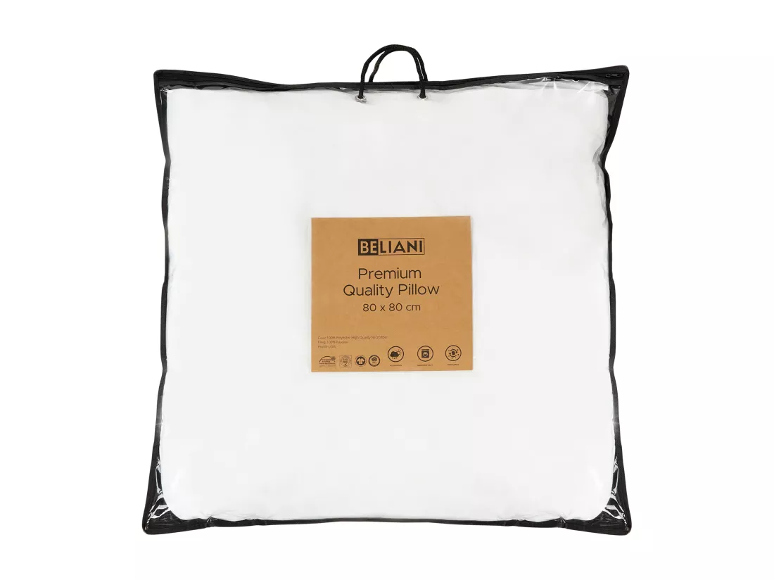 Oreiller ERRIGAL Bas Microfibre 80 x 80 cm Blanc