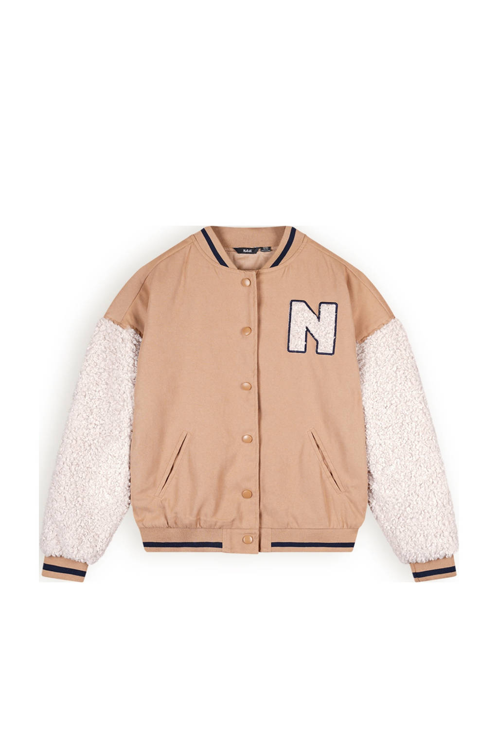 NoBell’ bomberjack Darsy zand/wit