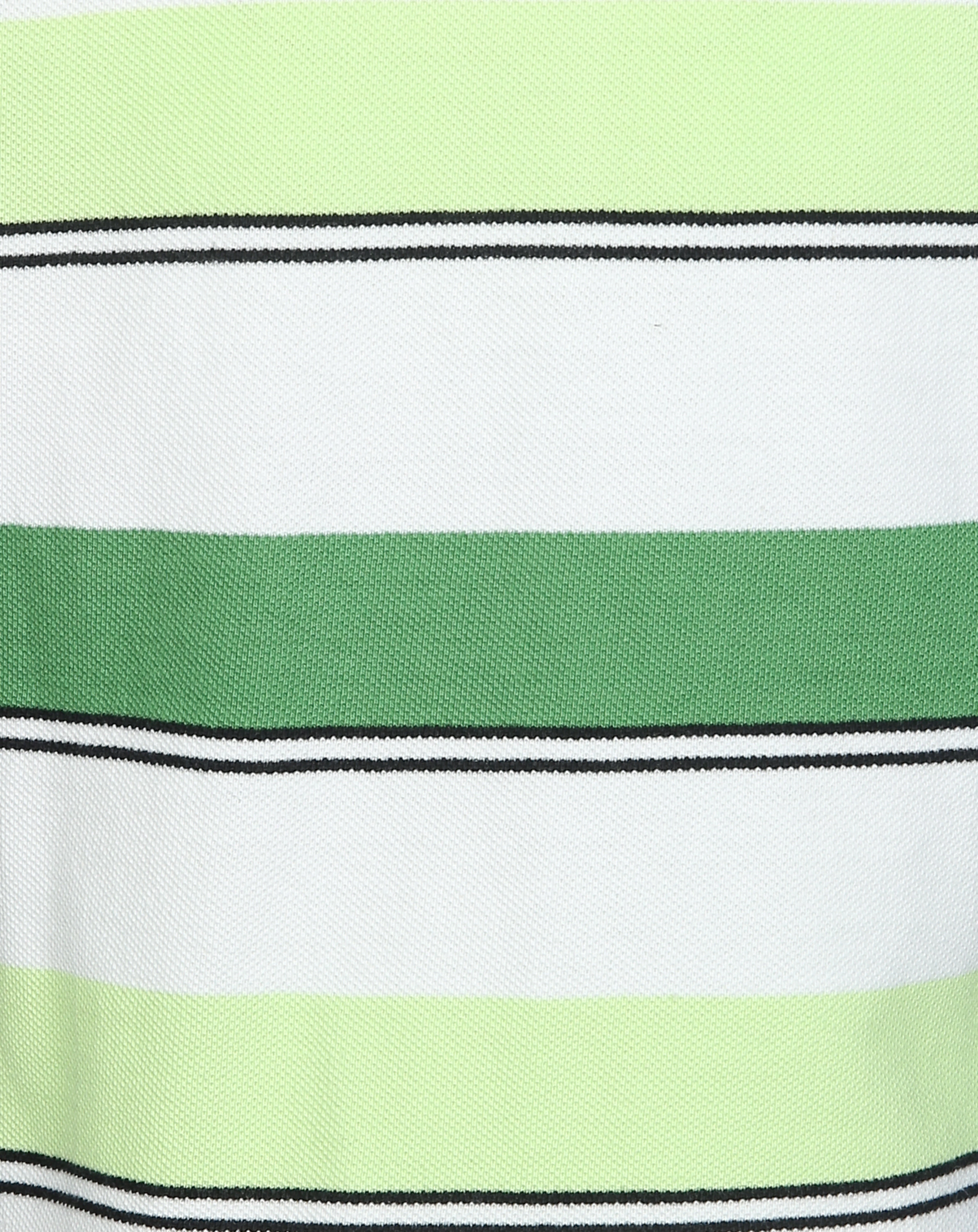 Poloshirt STRIPES in croma grün