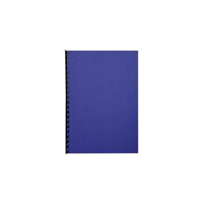 Exacompta - 100 couvertures à reliure A4 (21 x 29,7 cm) - 270 g/m² - bleu foncé