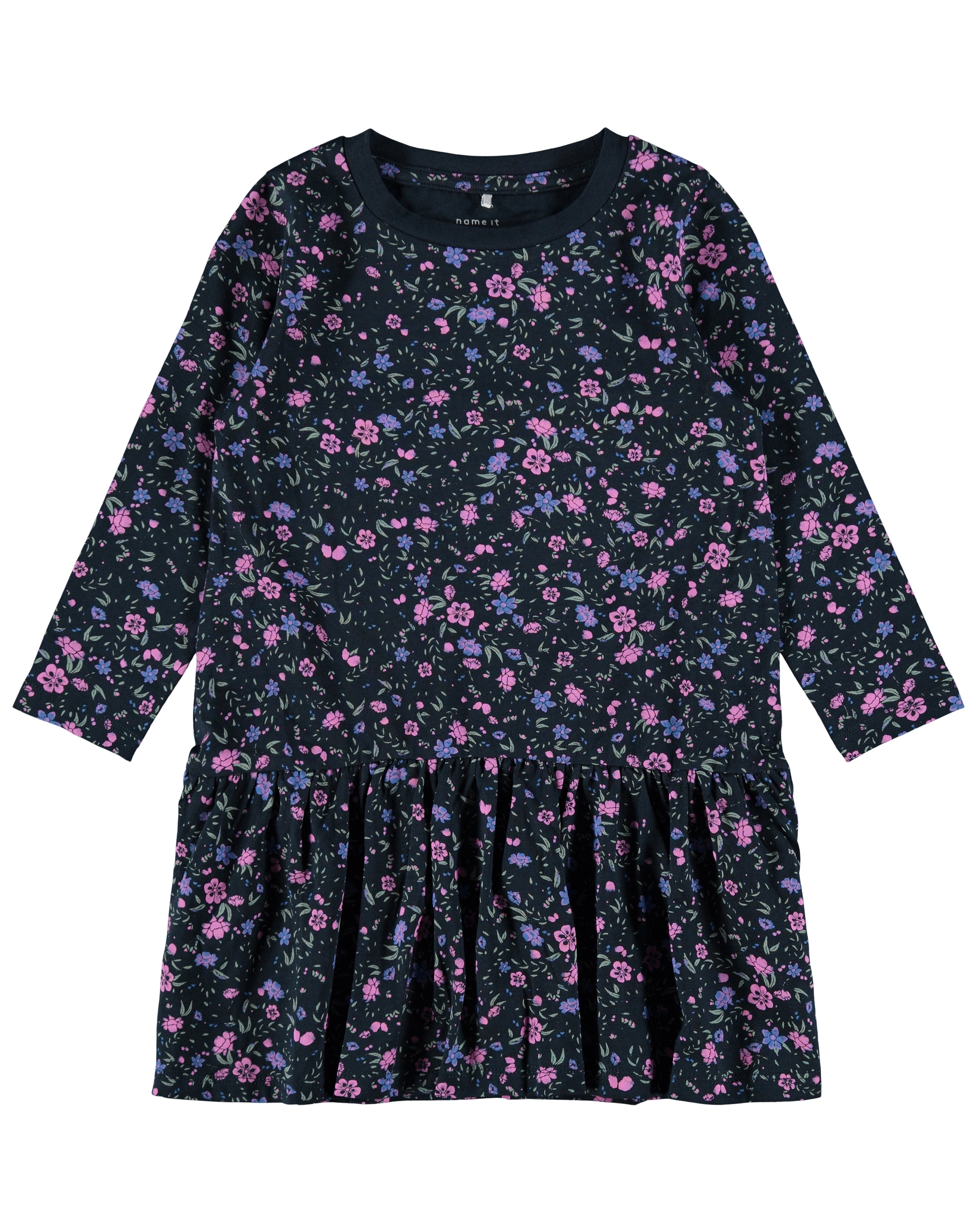 Langarmkleid NMFOSSA in dark sapphire