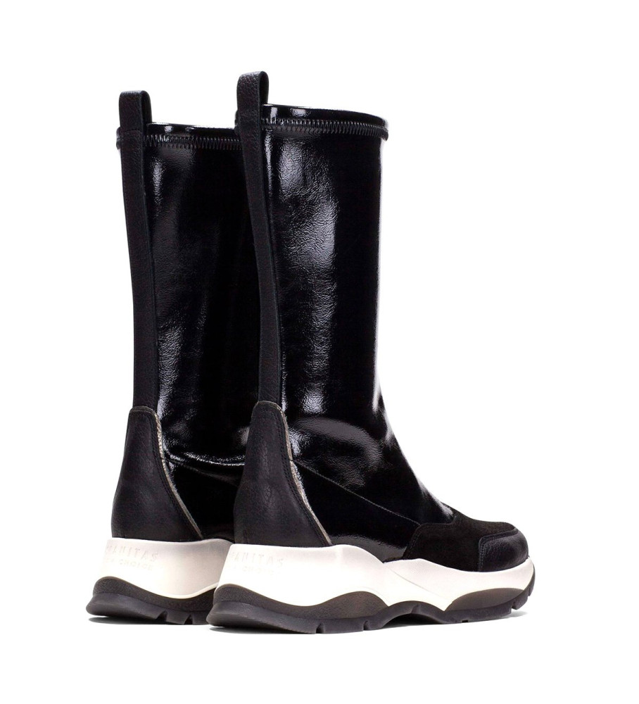 Botas Hispanitas Andes em couro preto