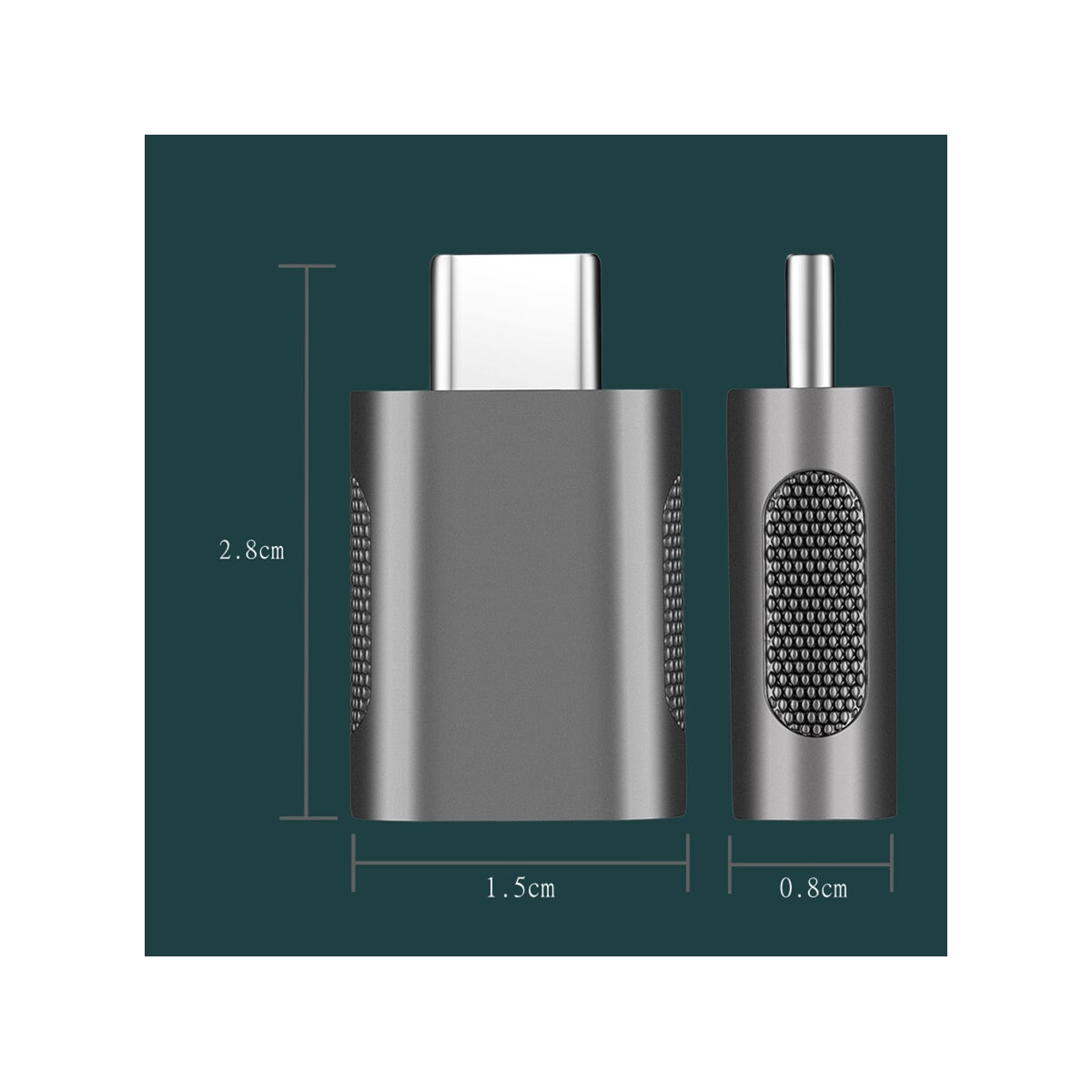 USB C til USB 3.2 Adapter 10 Gbps Gull