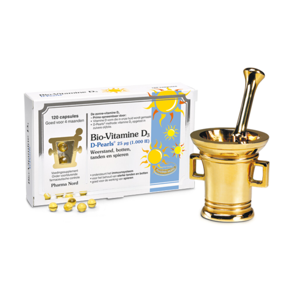 Pharma Nord Bio Vitamine D3 Pearls 25 µg120 capsules