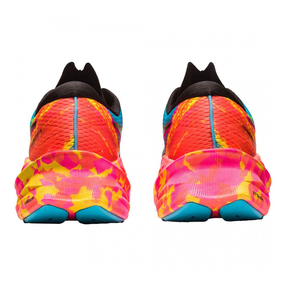 Asics NOVABLAST 3 - Chaussures running Femme aquarium/vibrant yellow