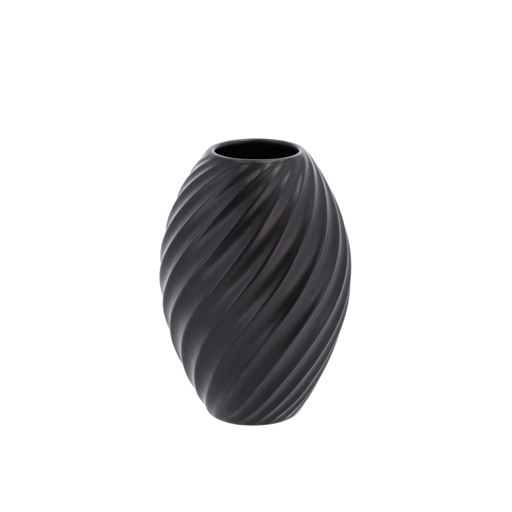 Morsø River Vase, Sort, 16 cm