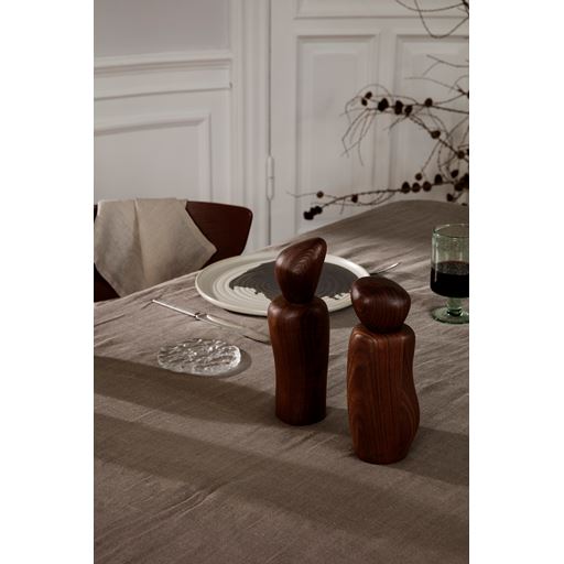 ferm LIVING Pebble Kværn, Mørk Brun