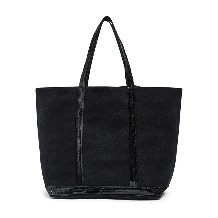 Vanessa Bruno Cabas Grand Lin et Sequins | Noir