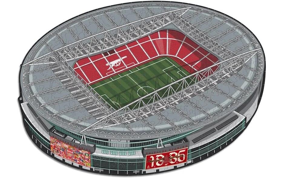 Puzzle »Iconic Arsenal FC – Emirates Stadium« Holzart: Birke (Herkunftsland: China)