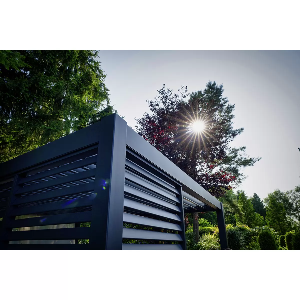 Pavillon Classic Seitenteil Deluxe 93 cm anthrazit Anthrazit