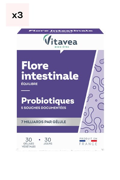 Cures flore intestinale - SupraBIOtique 5 souches - 3 mois