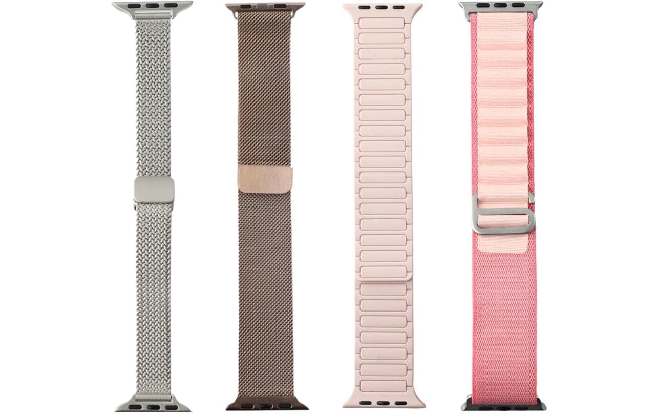 Armband 4er Set Omega S Apple Watch 38/40/41 mm4er-Set Armbänder für die Apple Watch S (38/40/41 mm)