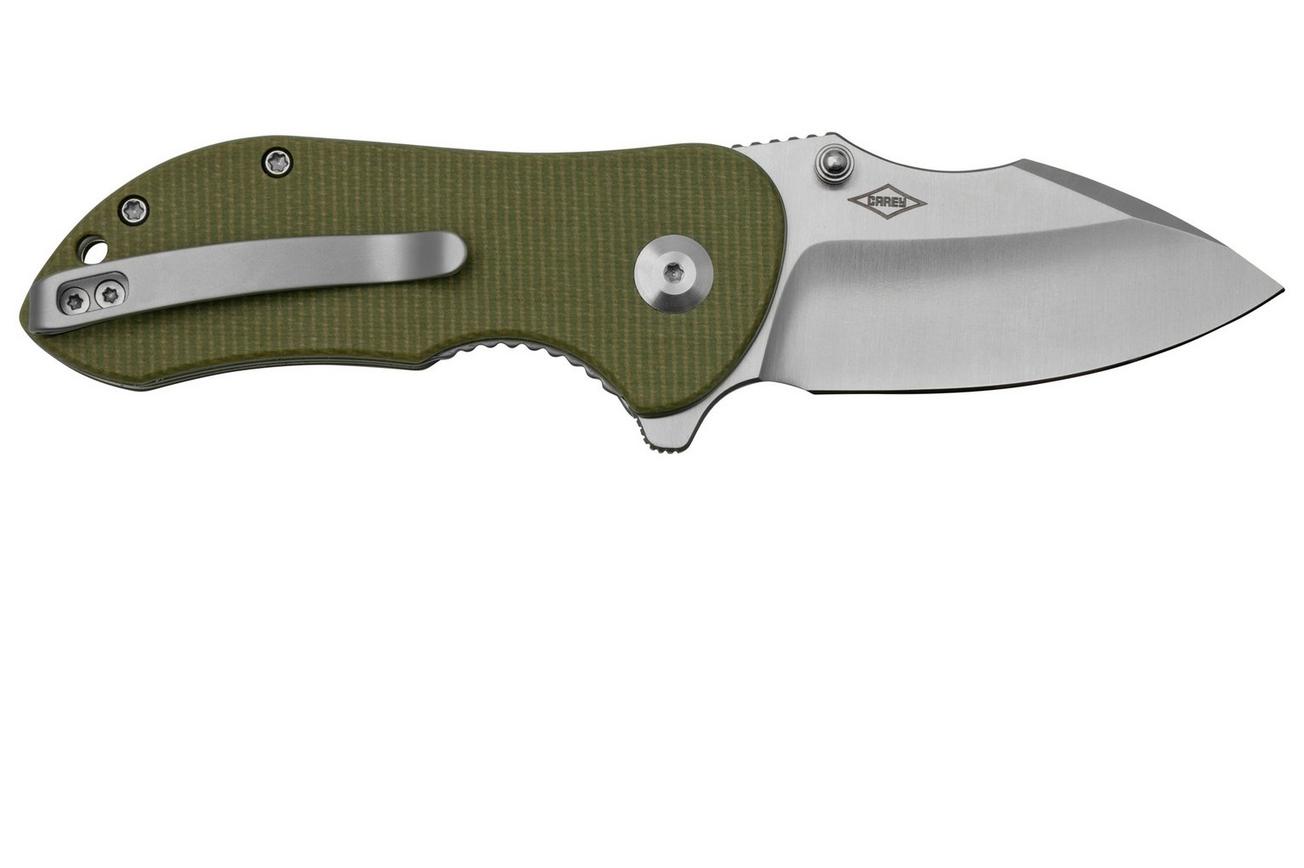 Civivi Gordo C22018C-2 OD Green Micarta, D2 Satin zakmes, Peter Carey design