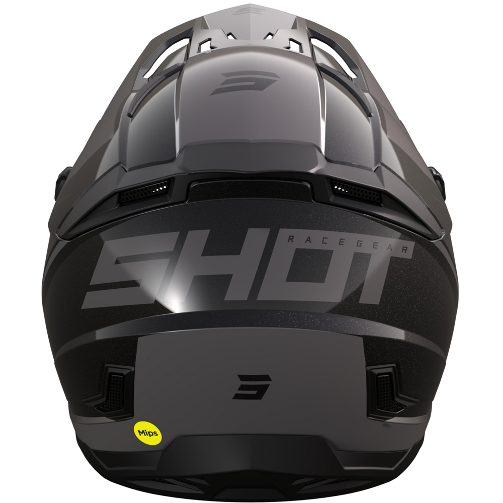 Shot - Casque Core Comp Noir Mat / Noir Brillant / Gris