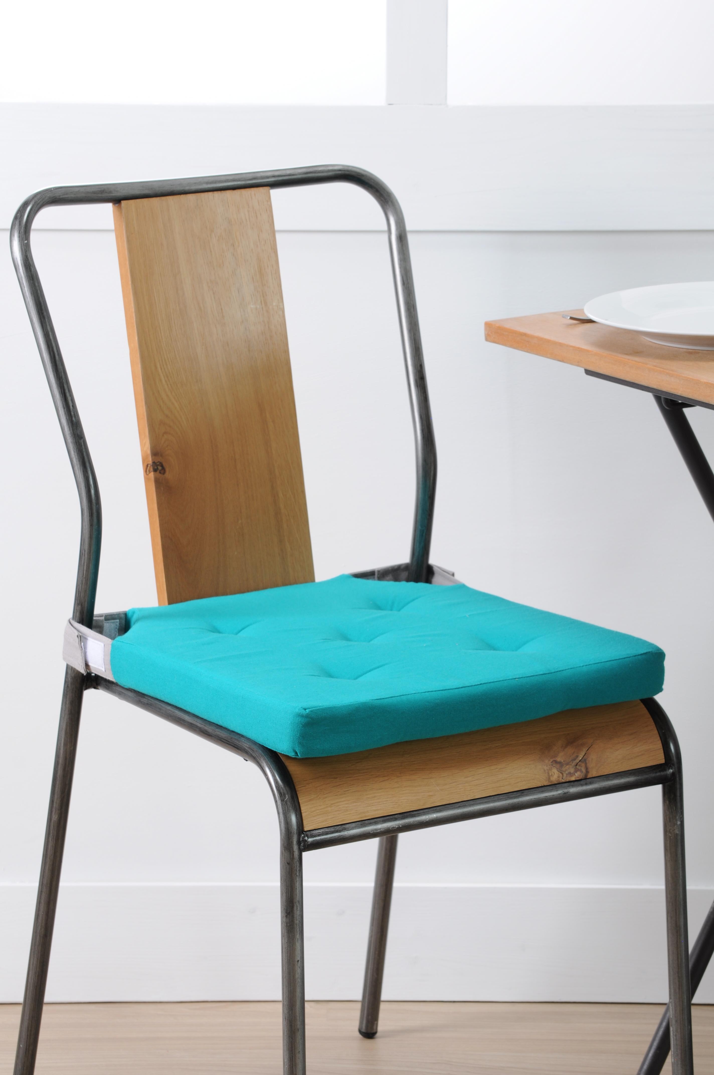 DUO GALETTE VELCRO 38X38X4 CELADON SOURIS