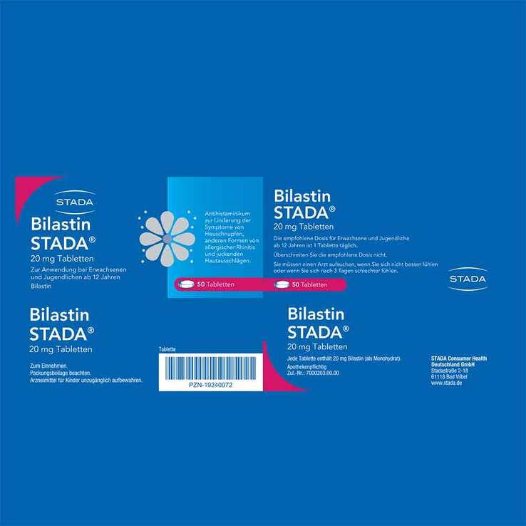 Bilastin STADA 20 mg Tabletten, 50 St