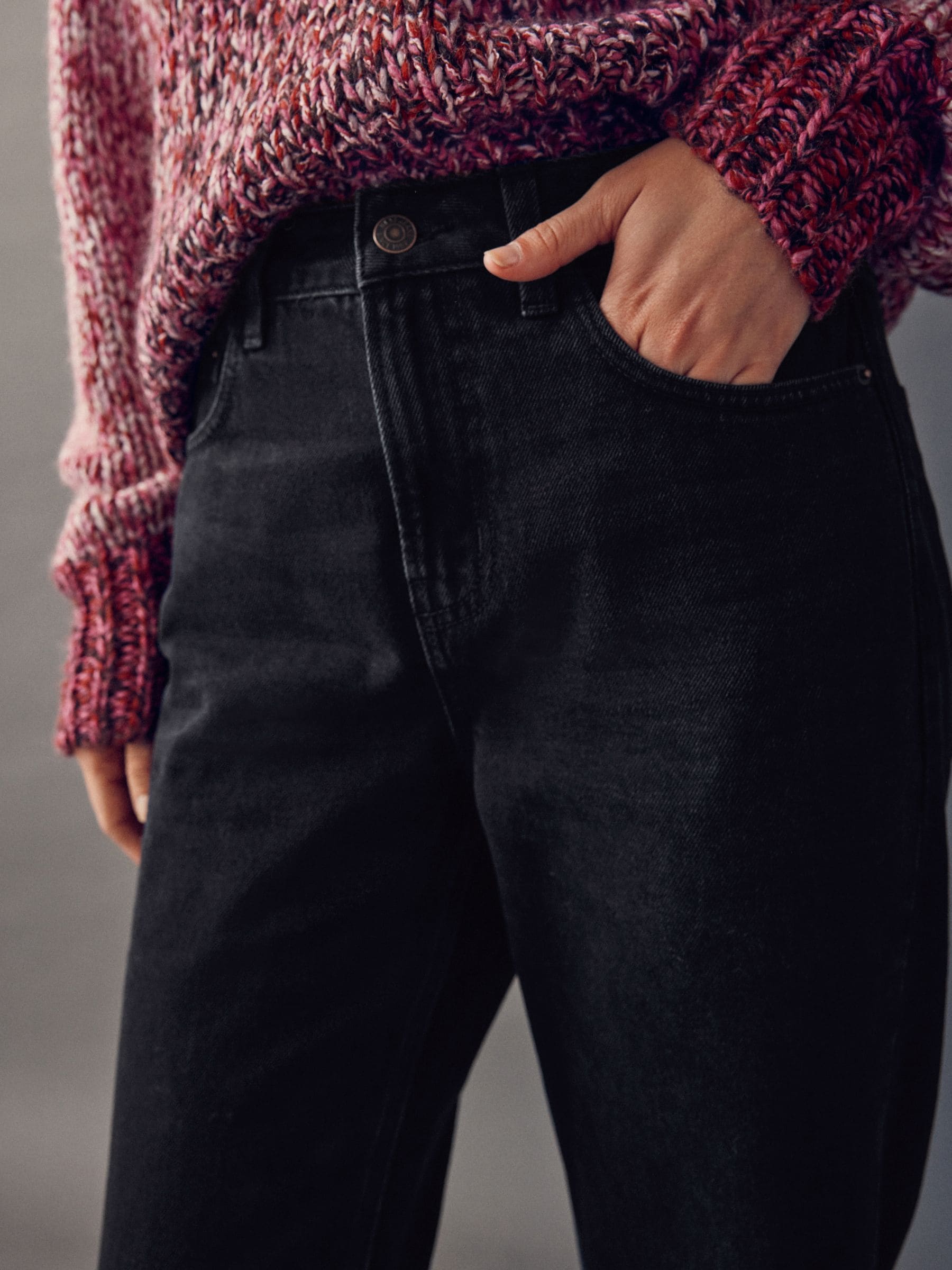 Zwart - Straight Leg Jeans
